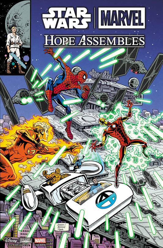 STAR WARS/MARVEL: HOPE ASSEMBLES #1 COVER F DAN JURGENS RETRO VAR | MARVEL | Comicbookeroo