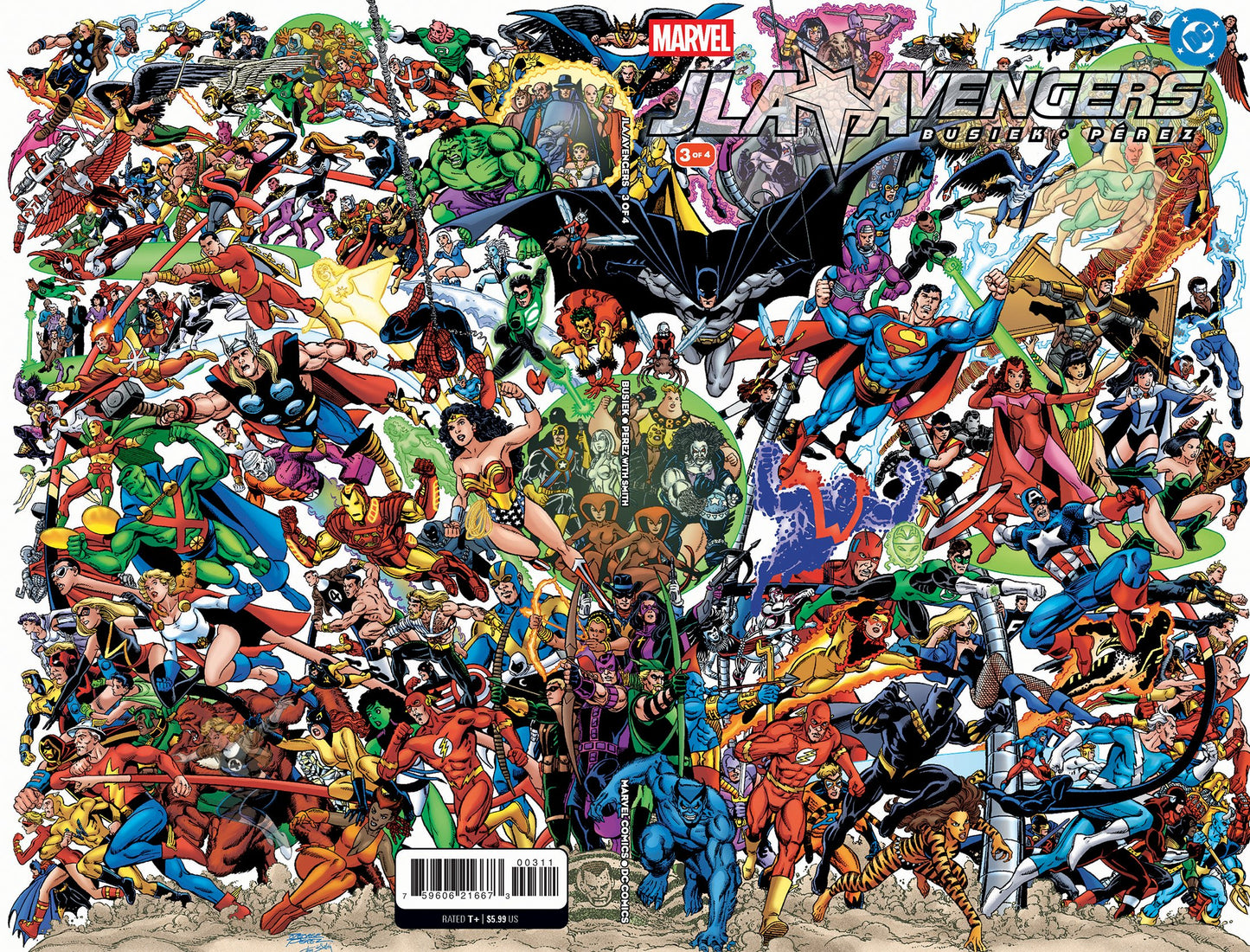 JLA/AVENGERS #3 FACSIMILE EDITION WRAPAROUND COVER (22 Jul Release)