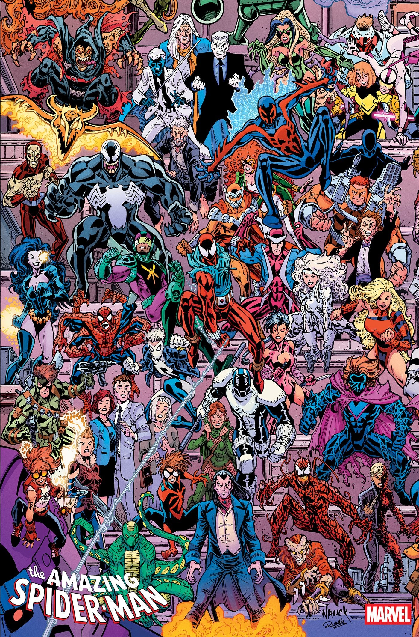 AMAZING SPIDER-MAN #1002 TODD NAUCK 4-PART CONNECTING LEGACY VAR | MARVEL | Comicbookeroo