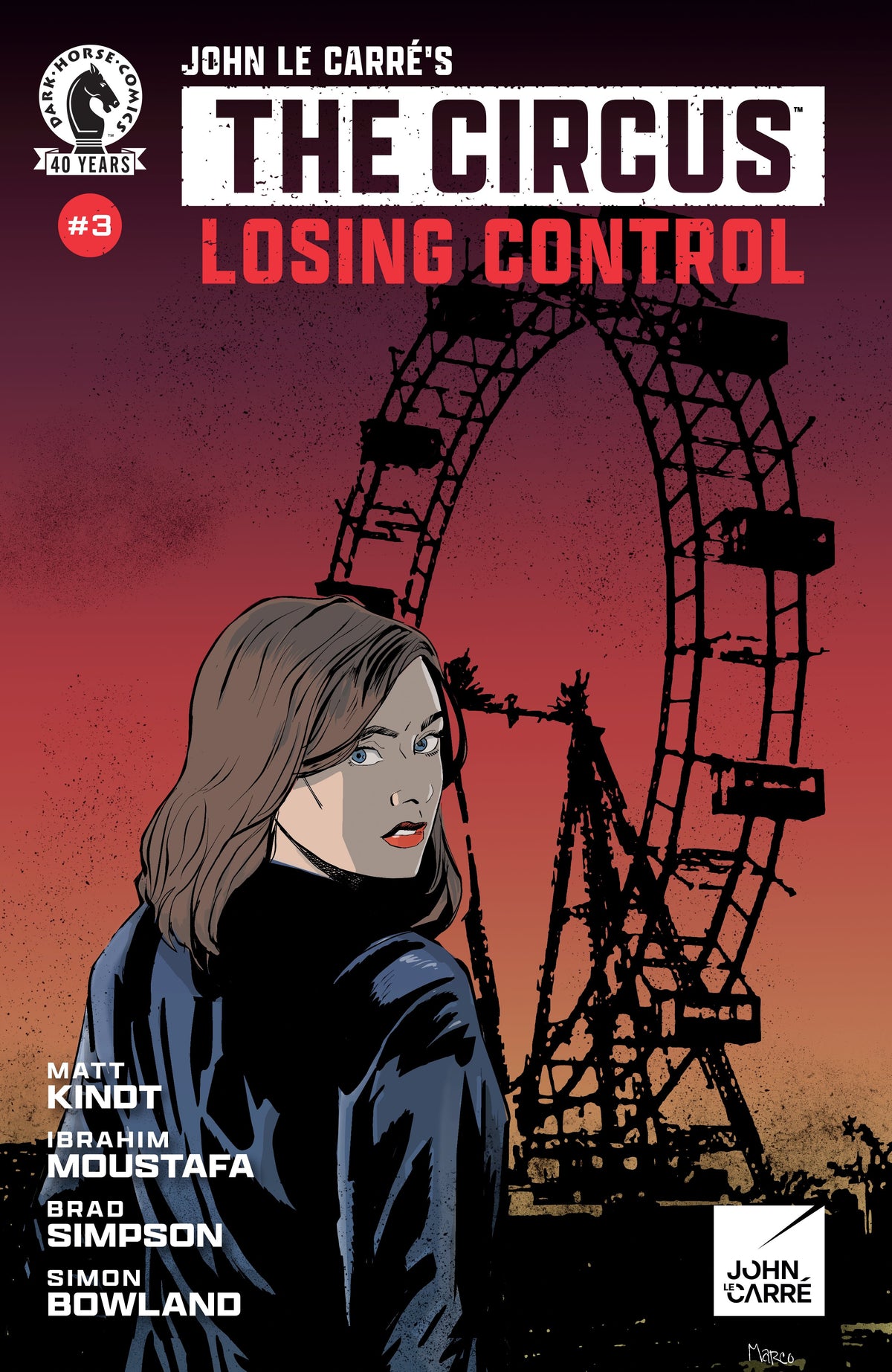 JOHN LE CARRÉ'S: THE CIRCUS-LOSING CONTROL #3 (CVR A) (MARO FINNEGAN) (Backorder, Allow 4-5 Weeks)