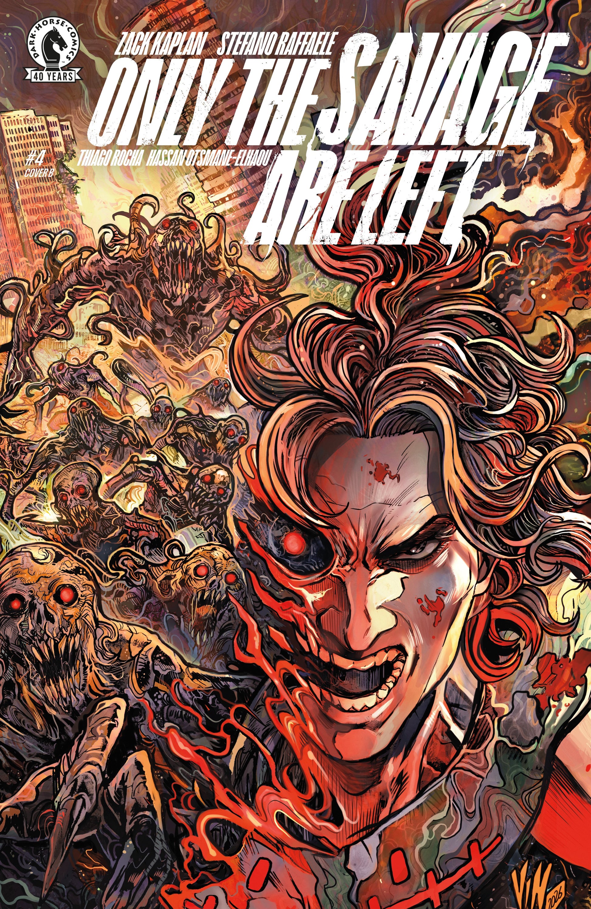 ONLY THE SAVAGE ARE LEFT #4 (CVR B) (VINCENZO RICCARDI) | DARK HORSE COMICS | Comicbookeroo