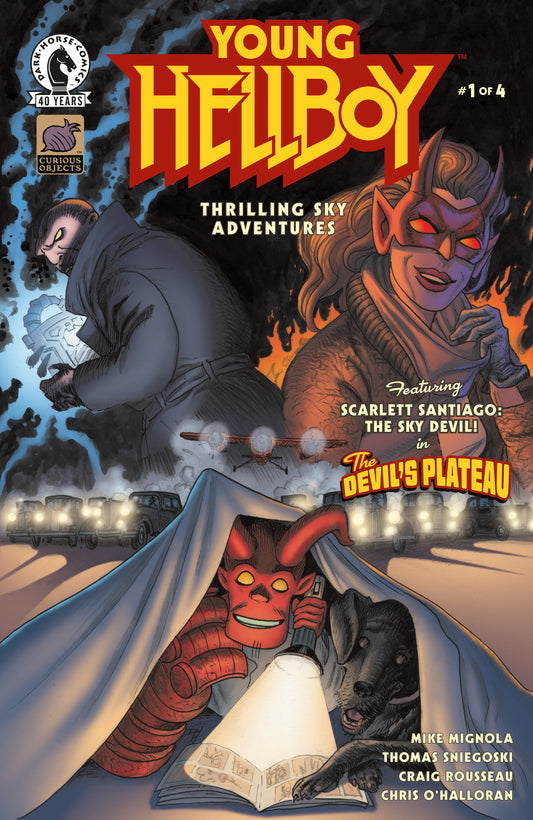 YOUNG HELLBOY: THRILLING SKY ADVENTURES #1 (CVR B) (DAVID HITCHCOCK) (Backorder, Allow 4-5 Weeks)