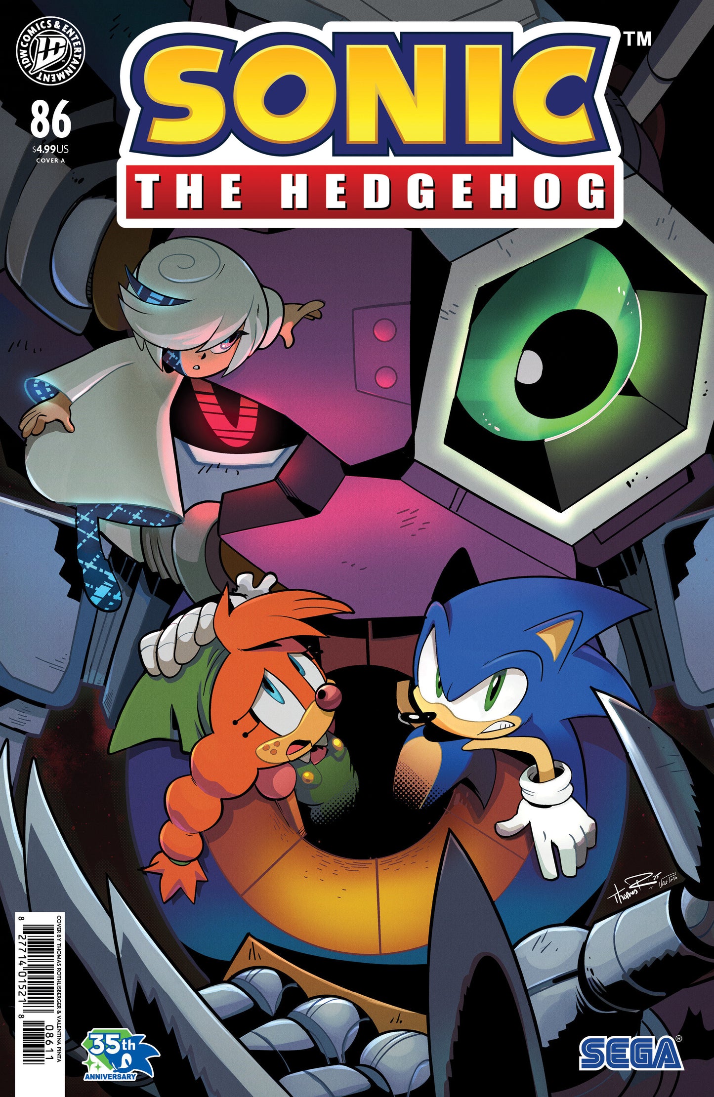 SONIC THE HEDGEHOG #86 COVER A (ROTHLISBERGER) (Backorder, Allow 4-5 Weeks)