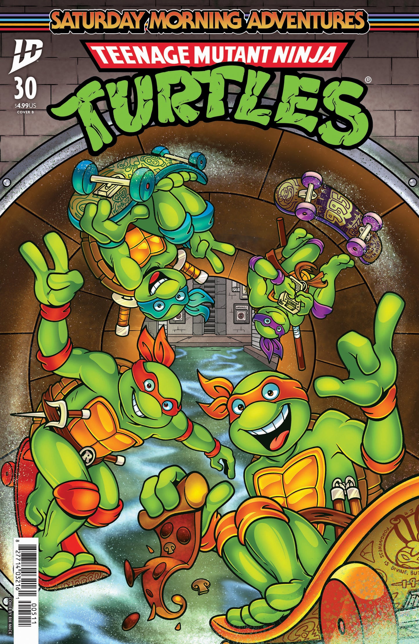 TMNT SATURDAY MORNING ADV #30 VAR B (MACK) (Backorder, Allow 4-5 Weeks)