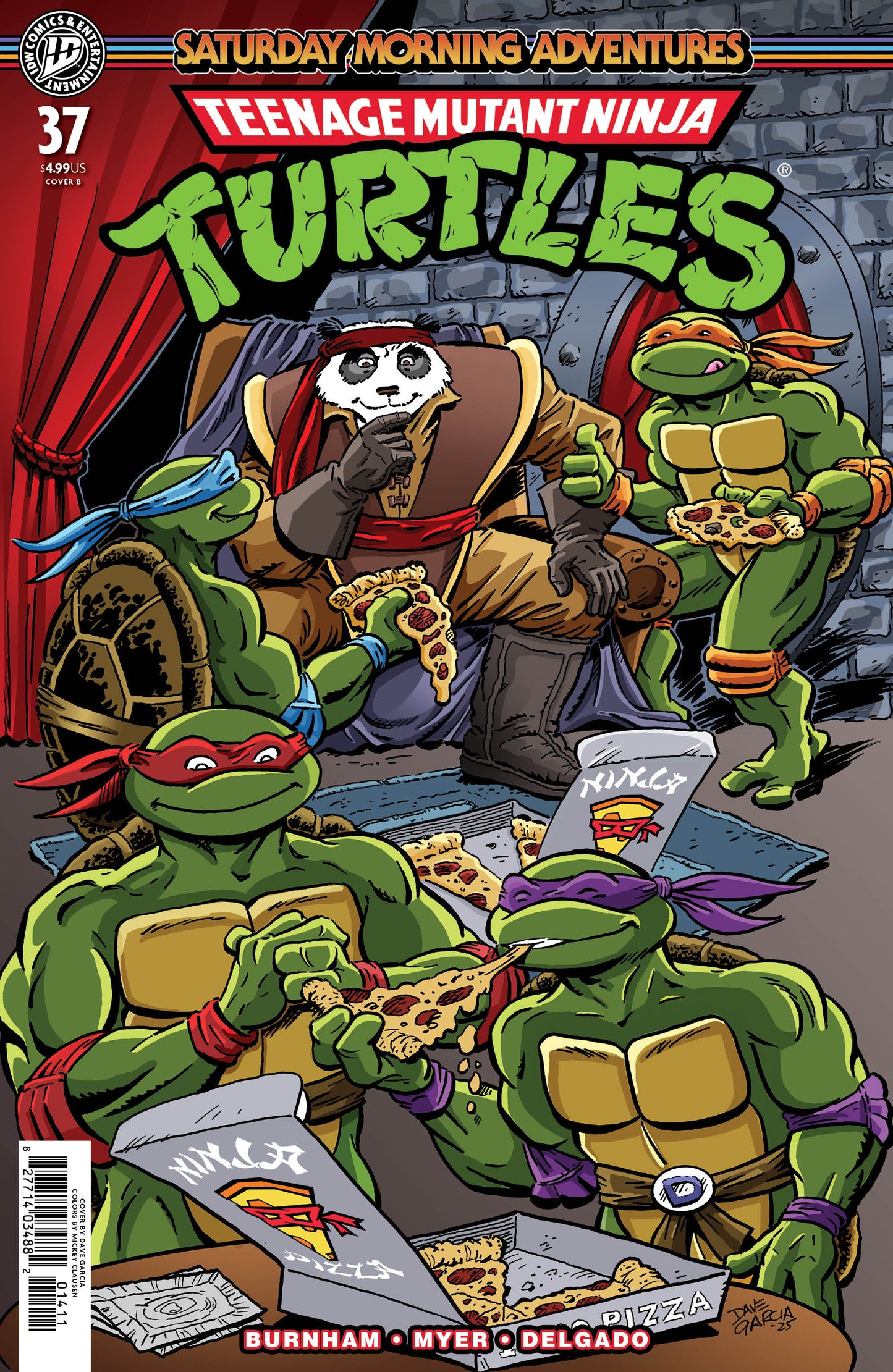 TMNT SATURDAY MORNING ADV #37 VAR B (DAVE GARCIA) (Backorder, Allow 4-5 Weeks)