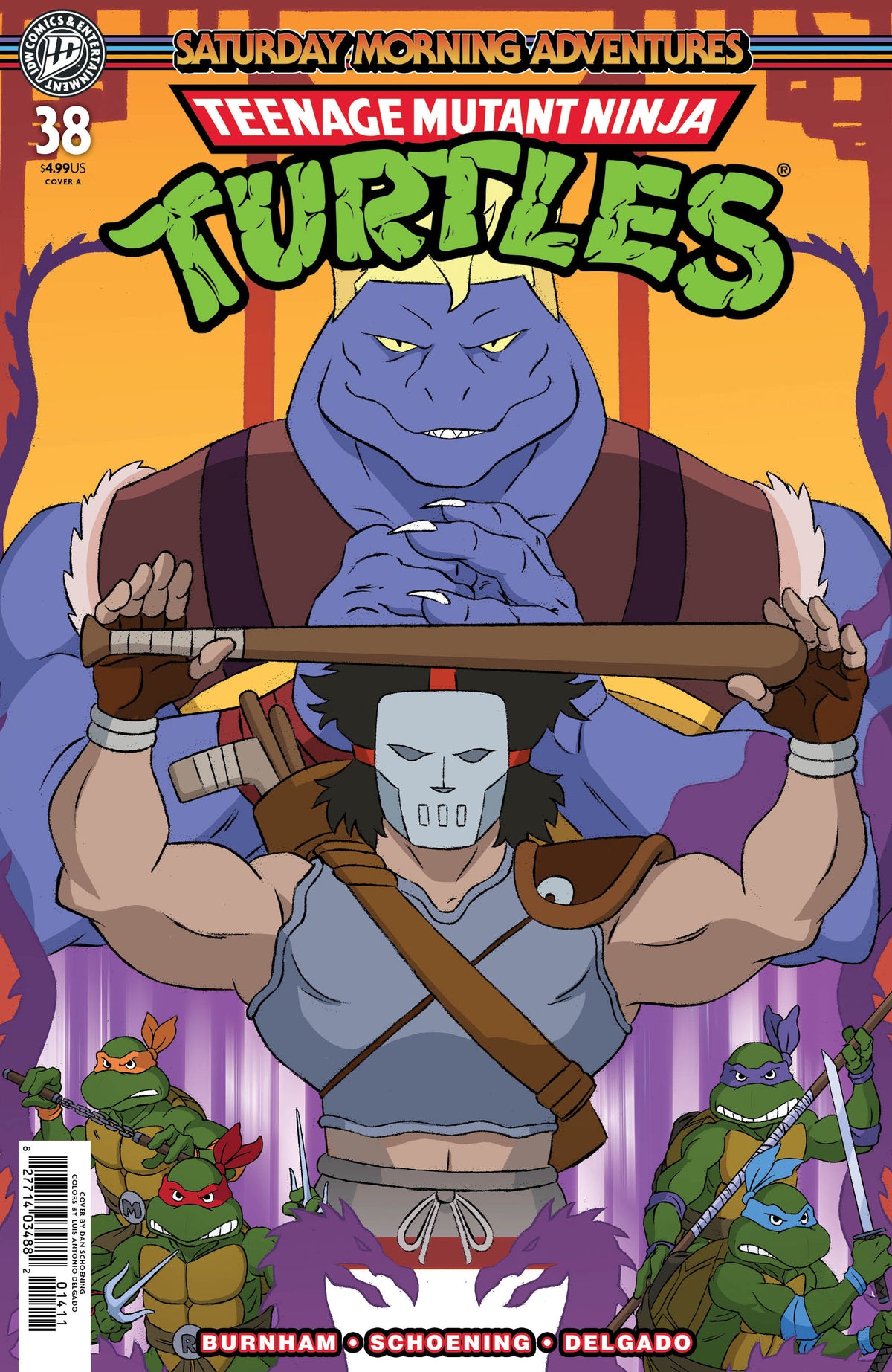 TMNT SATURDAY MORNING ADV #38 COVER A (SCHOENING) (Backorder, Allow 4-5 Weeks)
