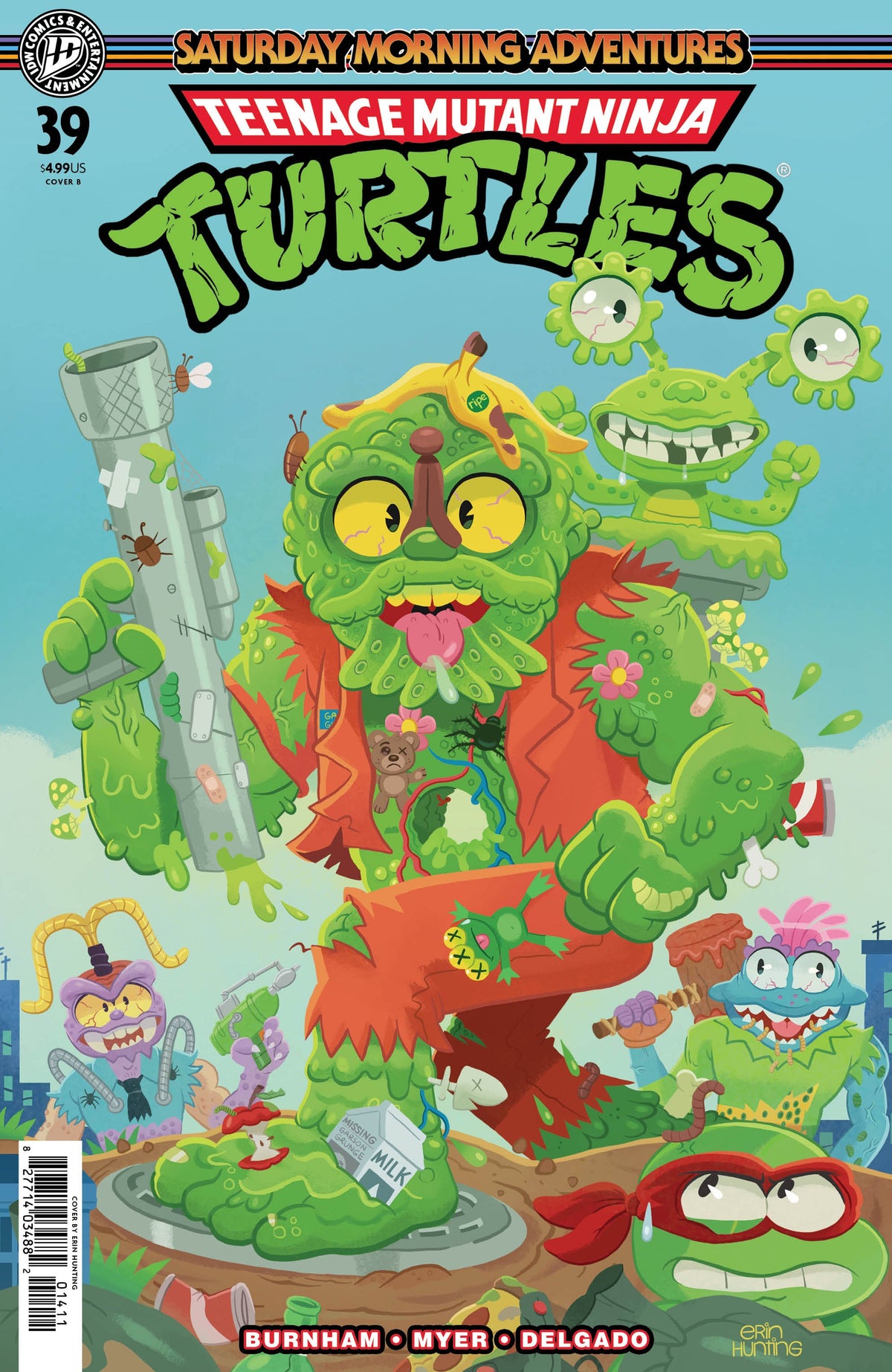 TMNT SATURDAY MORNING ADV #39 VAR B (HUNTING) (Backorder, Allow 4-5 Weeks)