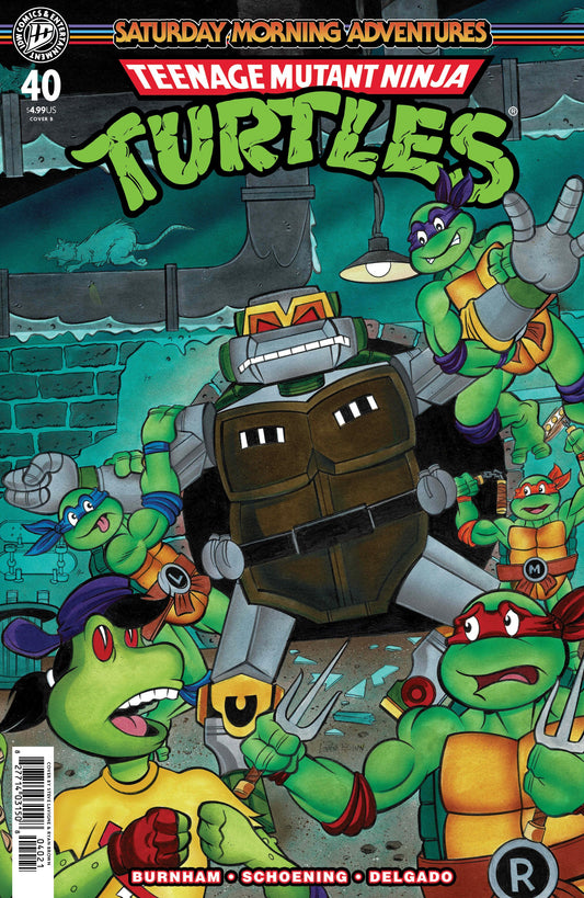 TMNT SATURDAY MORNING ADV #40 VAR B (LAVIGNE) (26 Aug Release)