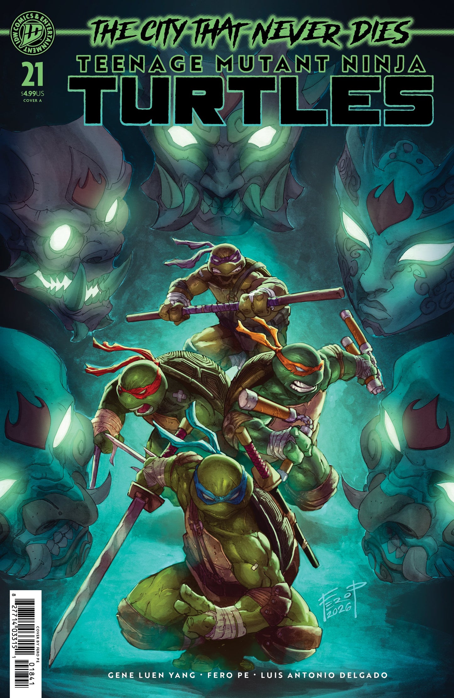 TEENAGE MUTANT NINJA TURTLES 2024 #21 COVER A (PE) (19 Aug Release)