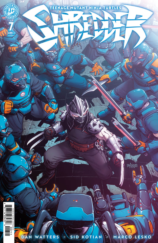 TEENAGE MUTANT NINJA TURTLES SHREDDER #7 COVER A (SANTOLOUCO) (Backorder, Allow 4-5 Weeks)