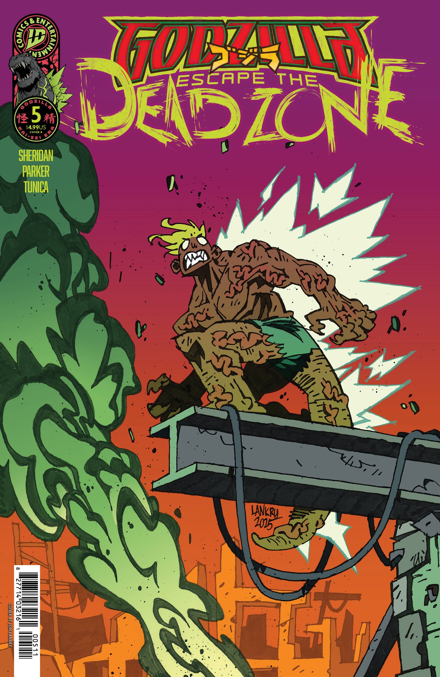 GODZILLA ESCAPE DEADZONE #5 VAR B (LANKRY) (Backorder, Allow 4-5 Weeks)