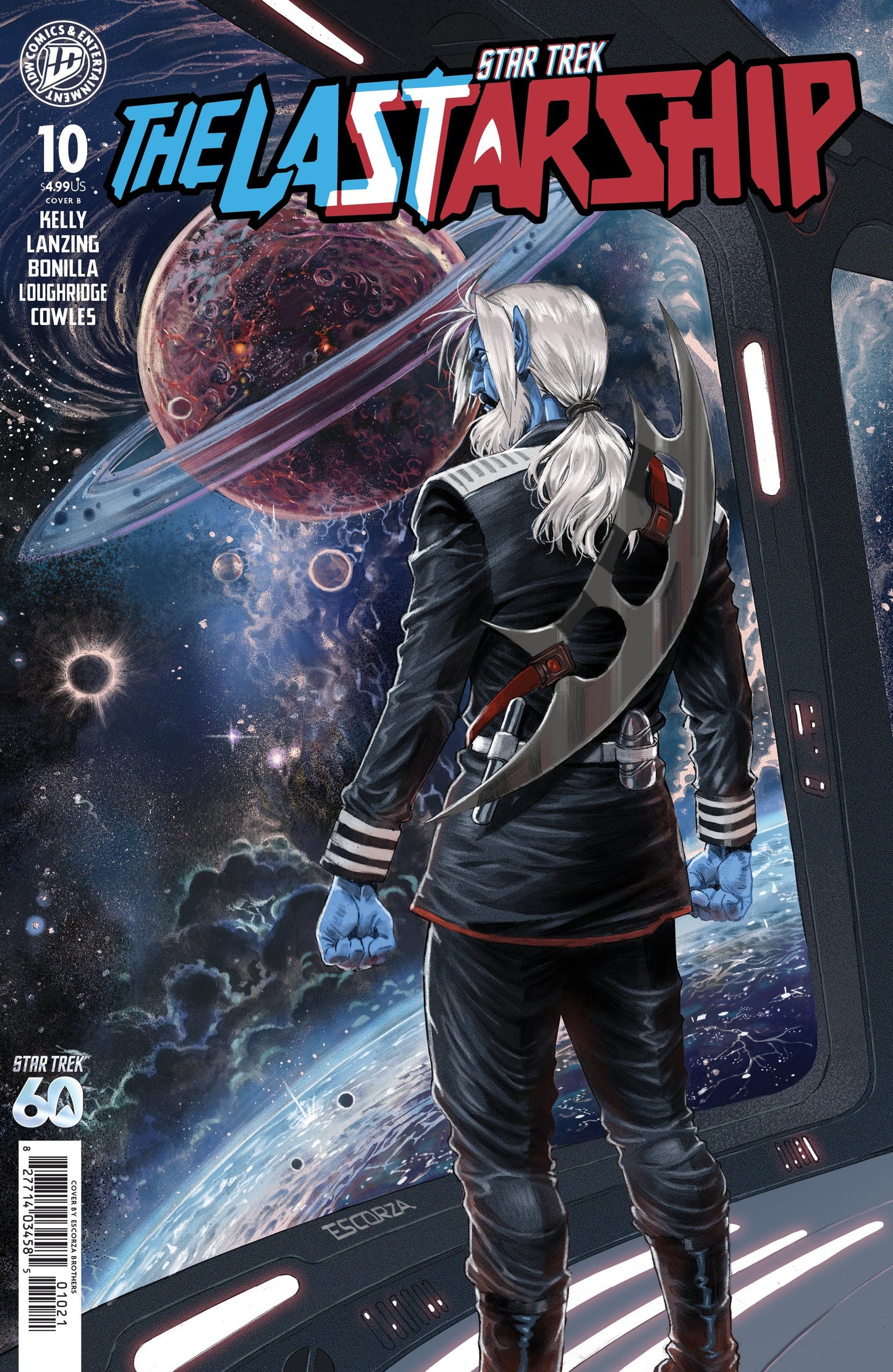 STAR TREK: THE LAST STARSHIP #10 VAR B (ESCORZA BROTHERS) (19 Aug Release)