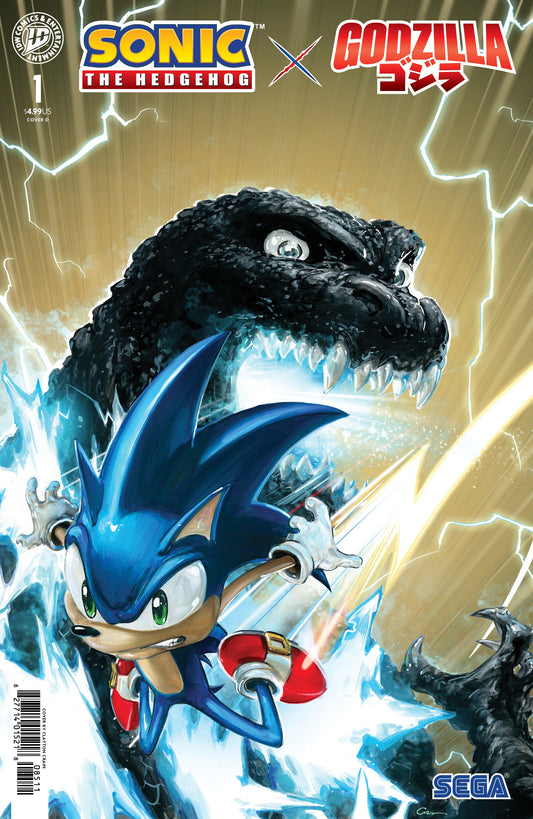 SONIC THE HEDGEHOG X GODZILLA #1 VAR D (15 Jul Release)