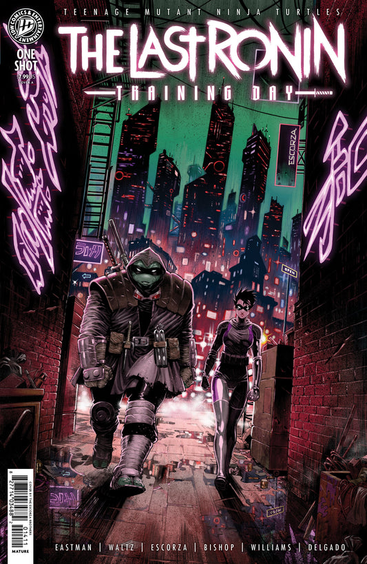 TEENAGE MUTANT NINJA TURTLES: THE LAST RONIN--TRAINING DAY COVER A (ESCORZA BROTHERS) (15 Jul Release)