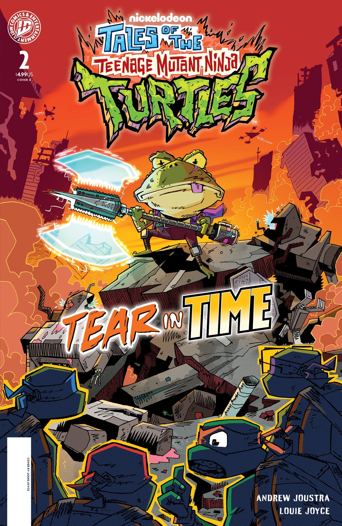 TALES OF THE TEENAGE MUTANT NINJA TURTLES: TEAR IN TIME #2 COVER A