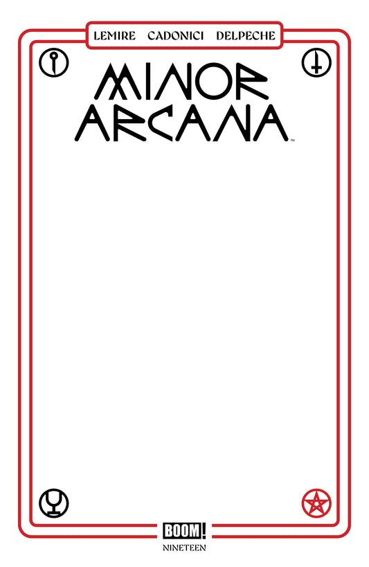 MINOR ARCANA #19 C BLANK SKETCH VAR (07 Oct Release)
