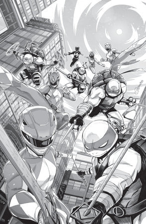 MMPR TMNT III #1 CVR G 1:10 INCV (Full Art, Zonno)[1:10]