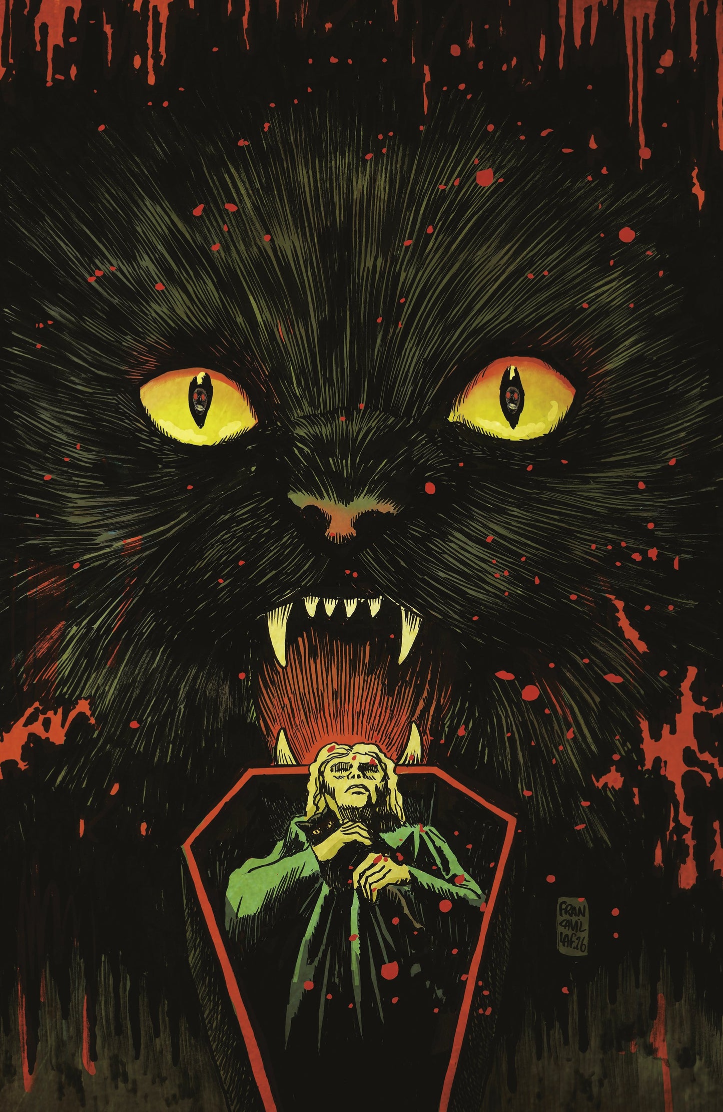 STUFF OF NIGHTMARES: THE CAT IN THE COFFIN #1 A MAIN (DRESSED, FRANCAVILLA) (19 Aug Release)