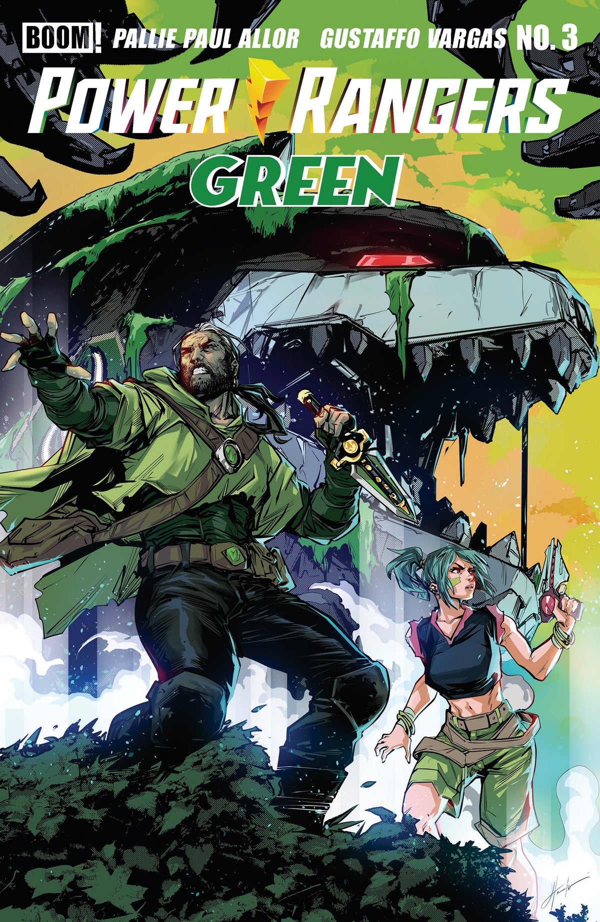 POWER RANGERS GREEN #3 I FOC REVEAL VAR (DRESSED, TBA) | BOOM ENTERTAINMENT | Comicbookeroo