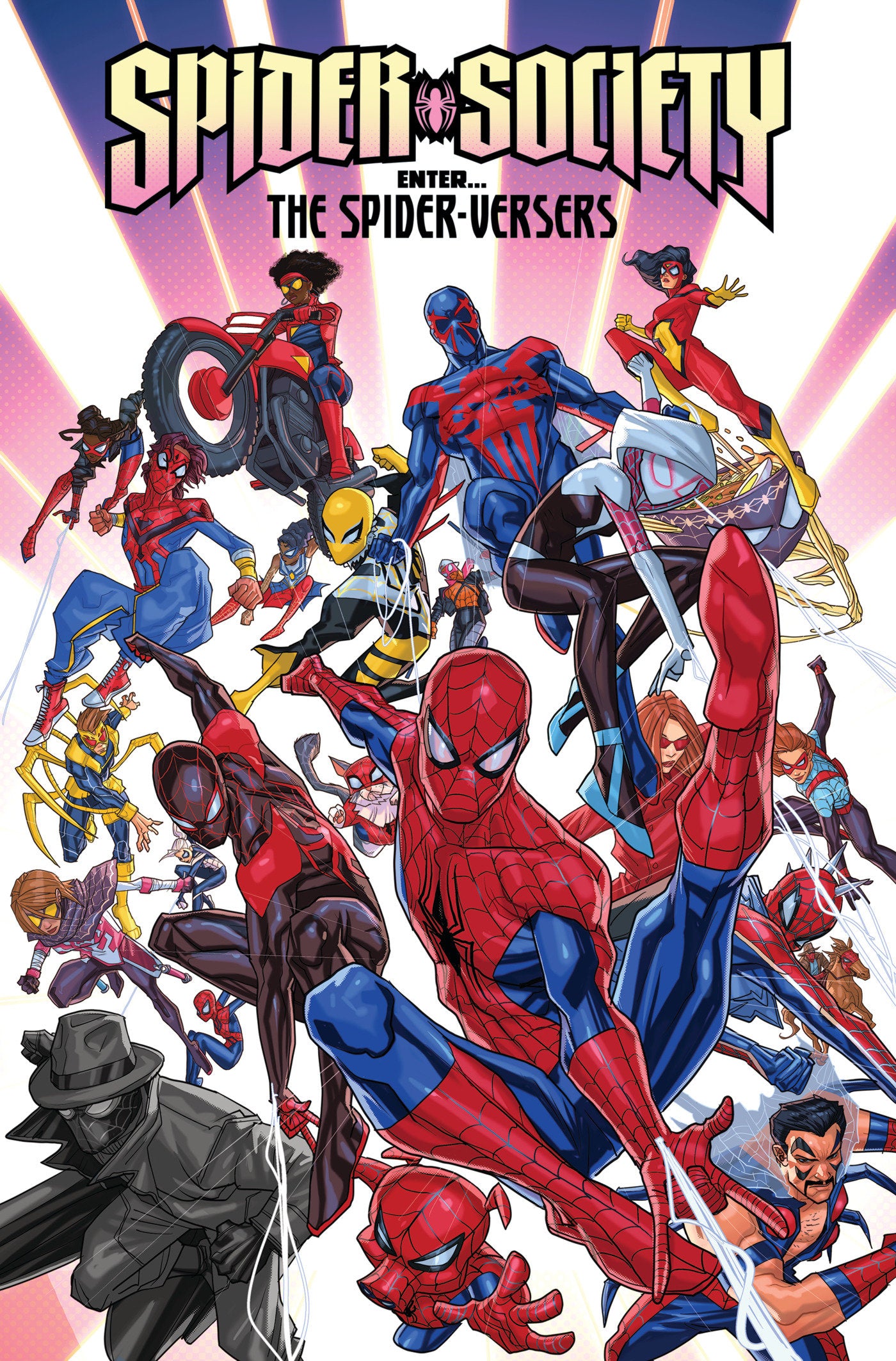 SPIDER-SOCIETY ENTER THE SPIDER-VERSERS TP (Backorder, Allow 4-5 Weeks)