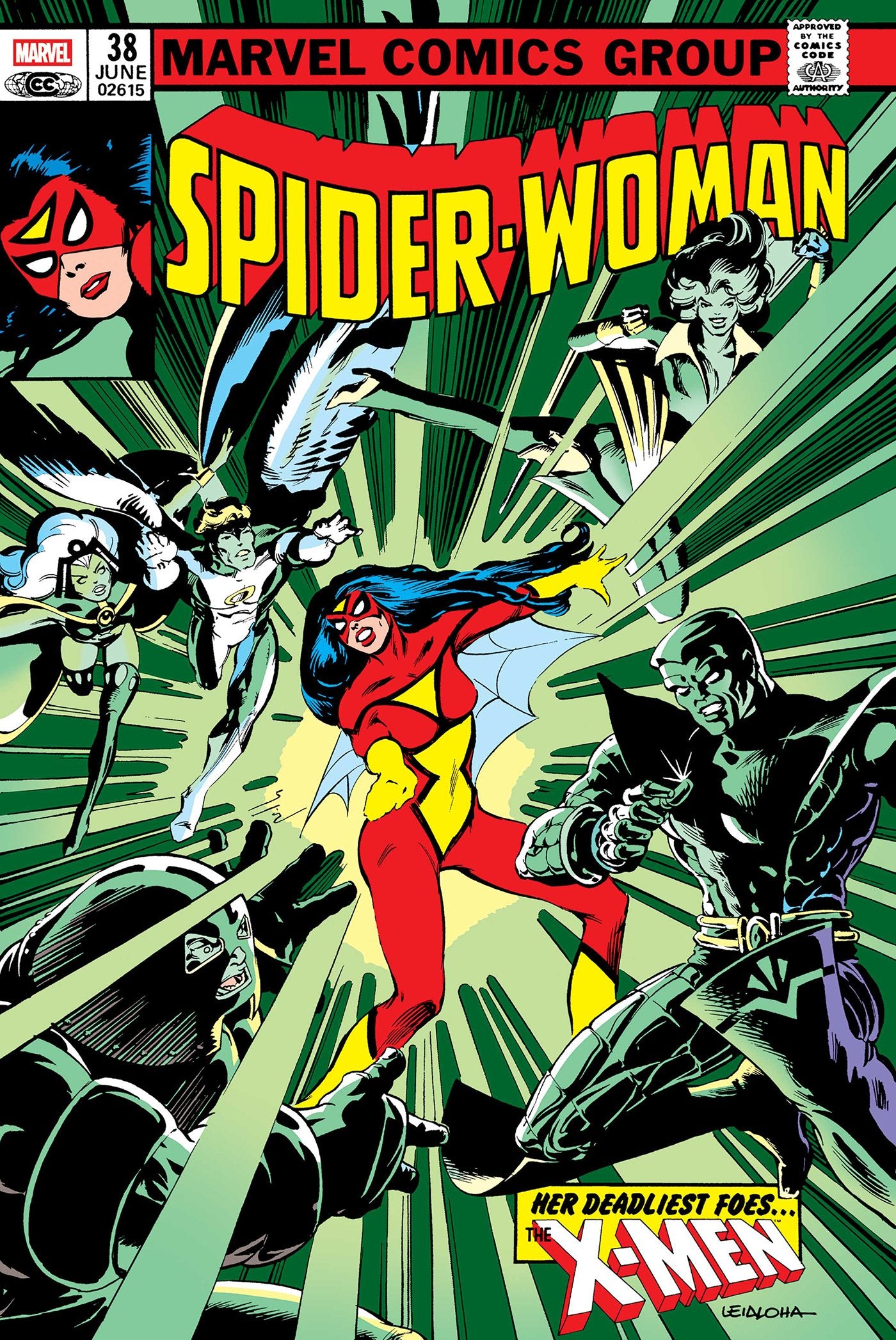 SPIDER-WOMAN OMNIBUS STEVE LEIALOHA COVER [DM ONLY] (24 Nov Release)