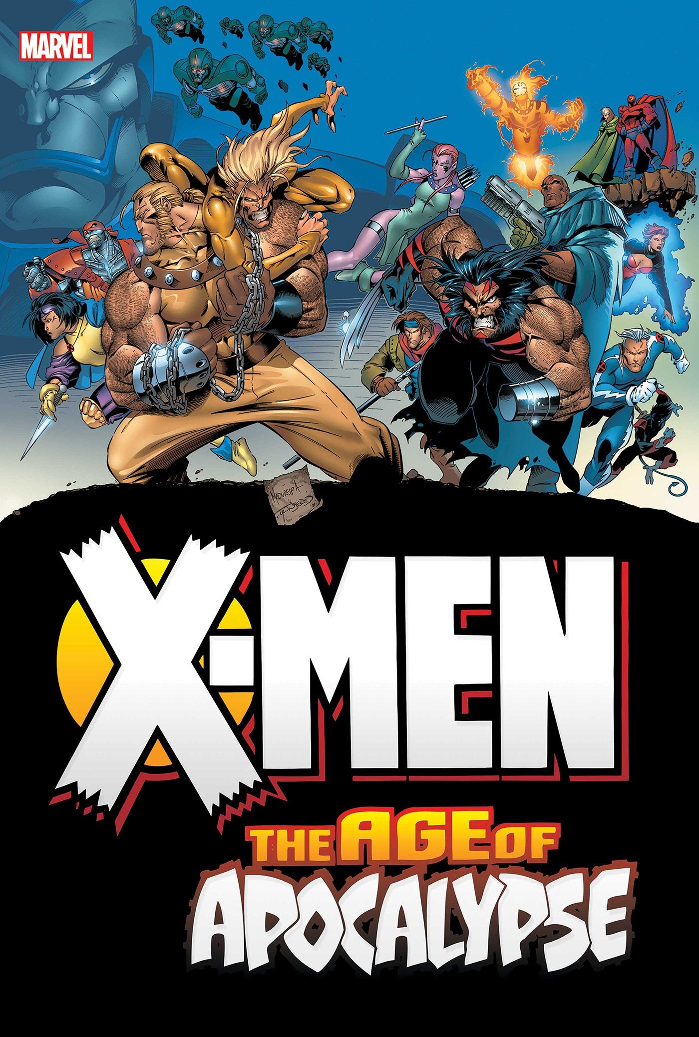 X-MEN: AGE OF APOCALYPSE OMNIBUS JOE MADUREIRA COVER [NEW PTG 3, DM ONLY] HC (28 Jul Release)