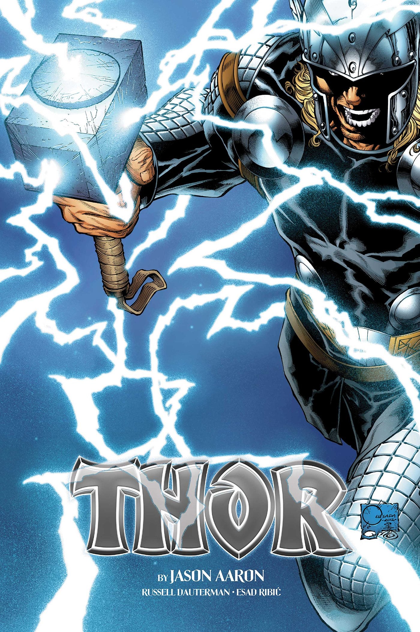 THOR BY JASON AARON OMNIBUS VOL. 1 JOE QUESADA COVER [NEW PTG, DM ONLY] HC (11 Aug Release)