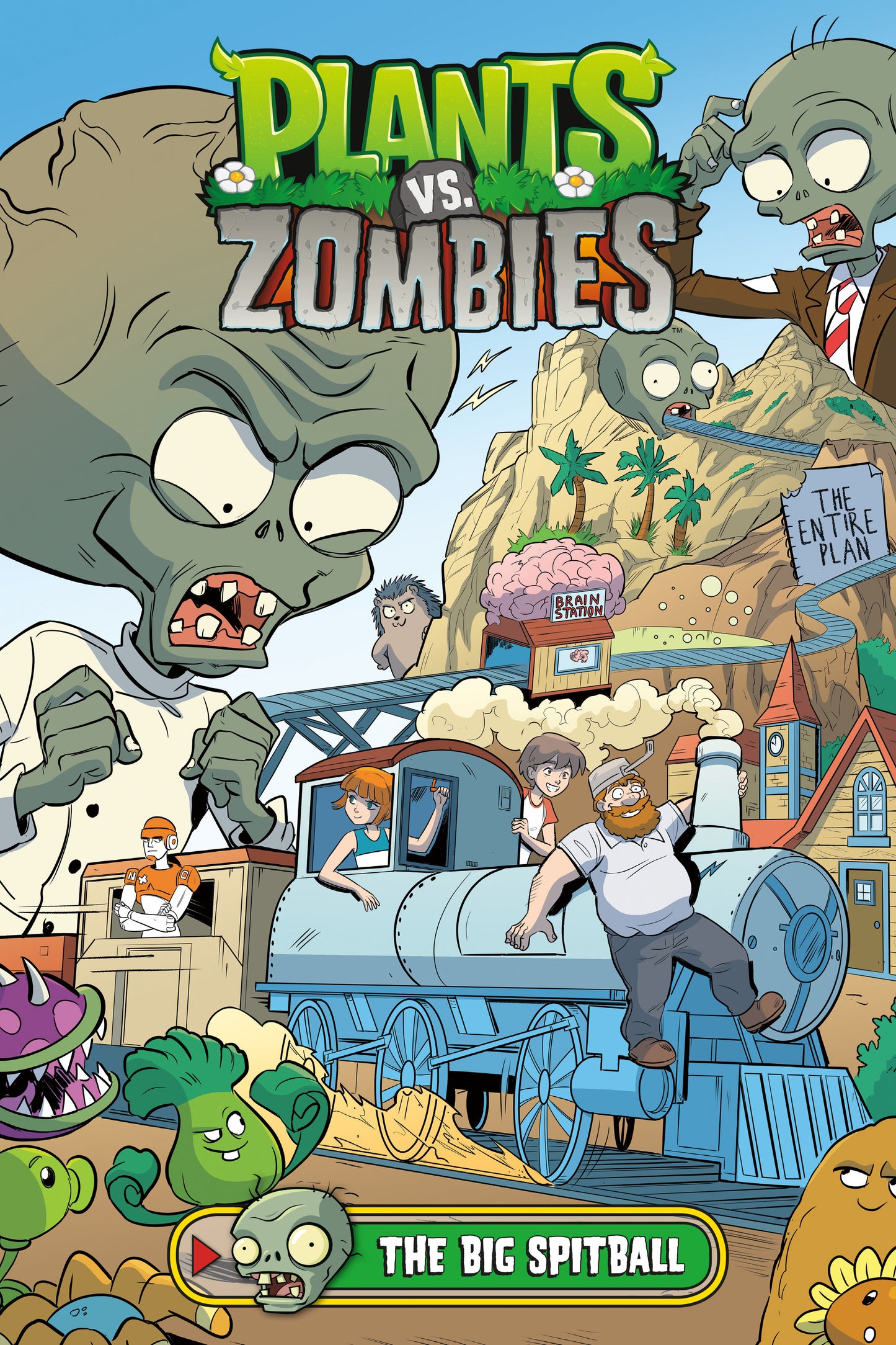 PLANTS VS ZOMBIES HC BIG SPITBALL (Backorder, Allow 4-5 Weeks)