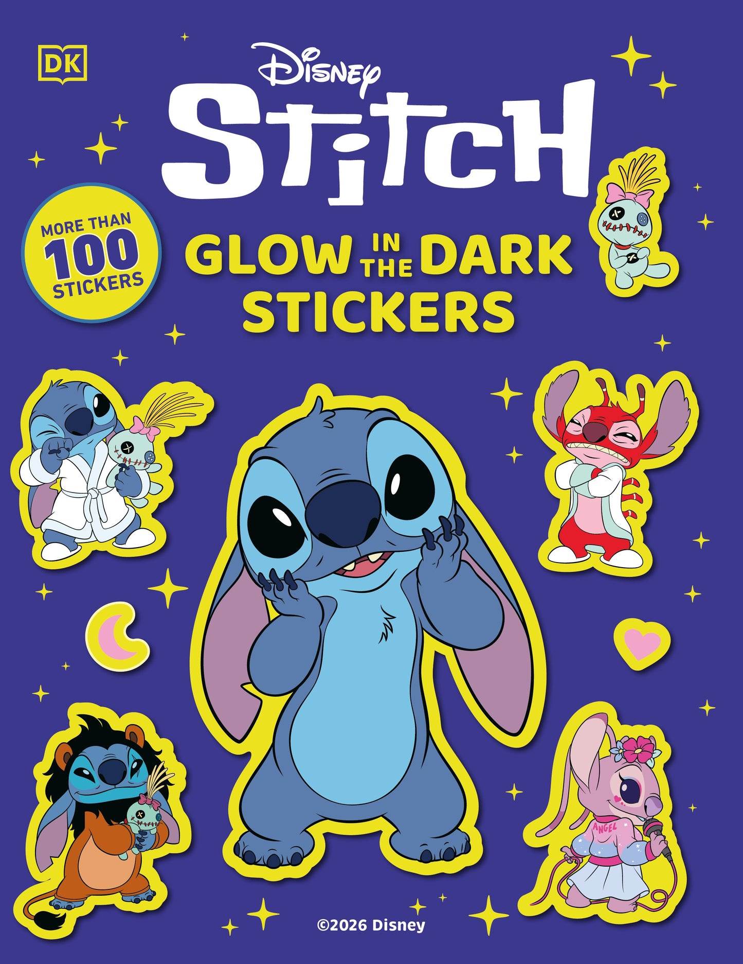 DISNEY STITCH GLOW IN THE DARK ULTIMATE STICKER BOOK TP (05 May Release)