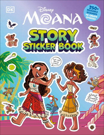 DISNEY MOANA STORY STICKER BOOK TP