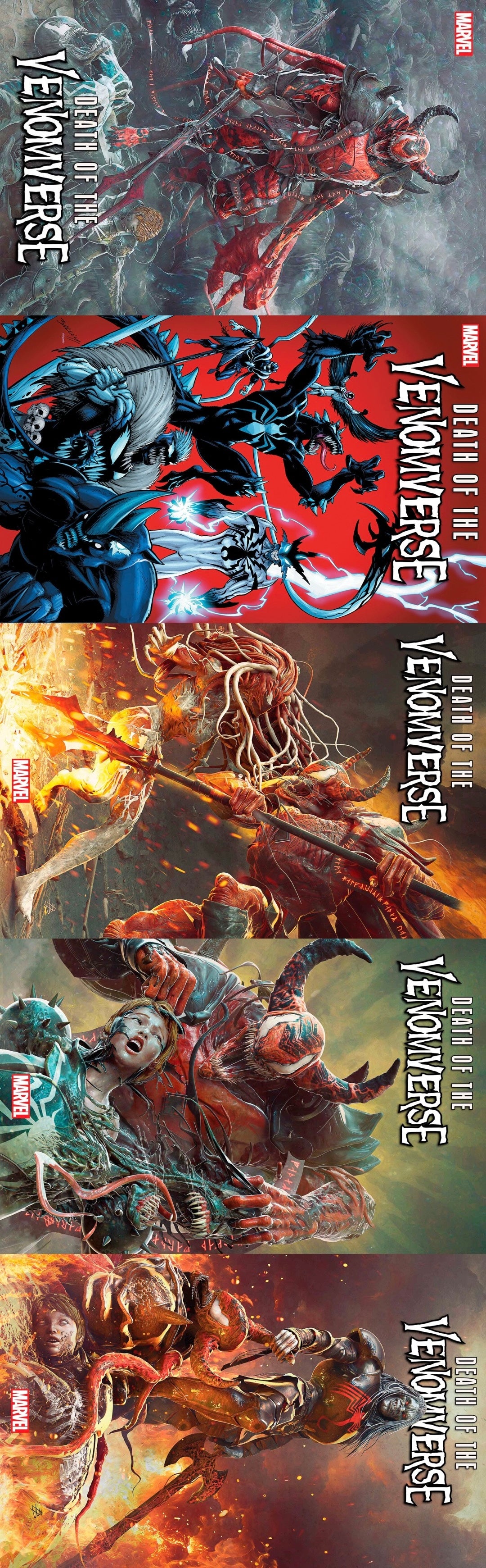 DEATH OF VENOMVERSE Bundle (#1-#5) (Backorder, Allow 3-4 Weeks) - Comicbookeroo