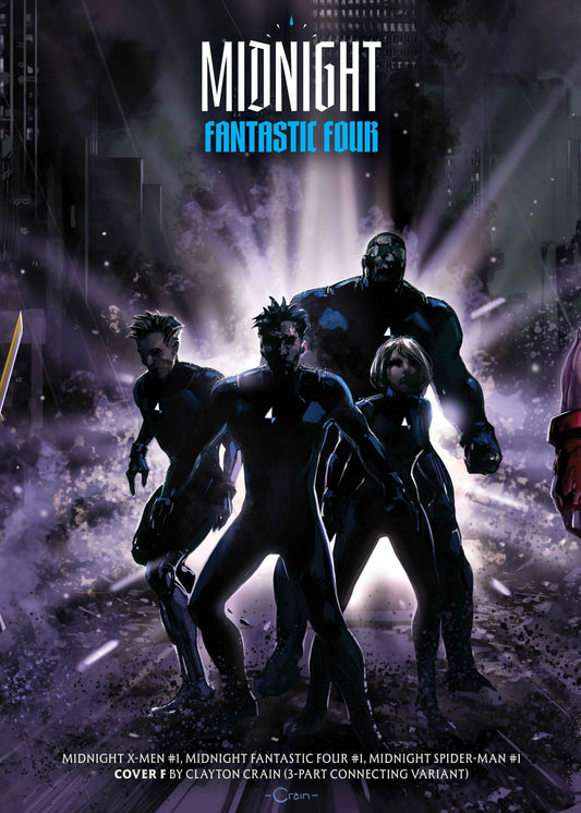 MIDNIGHT FANTASTIC FOUR #1 CVR F CLAYTON CRAIN 3-PART CONNECTING VAR | MARVEL | Comicbookeroo