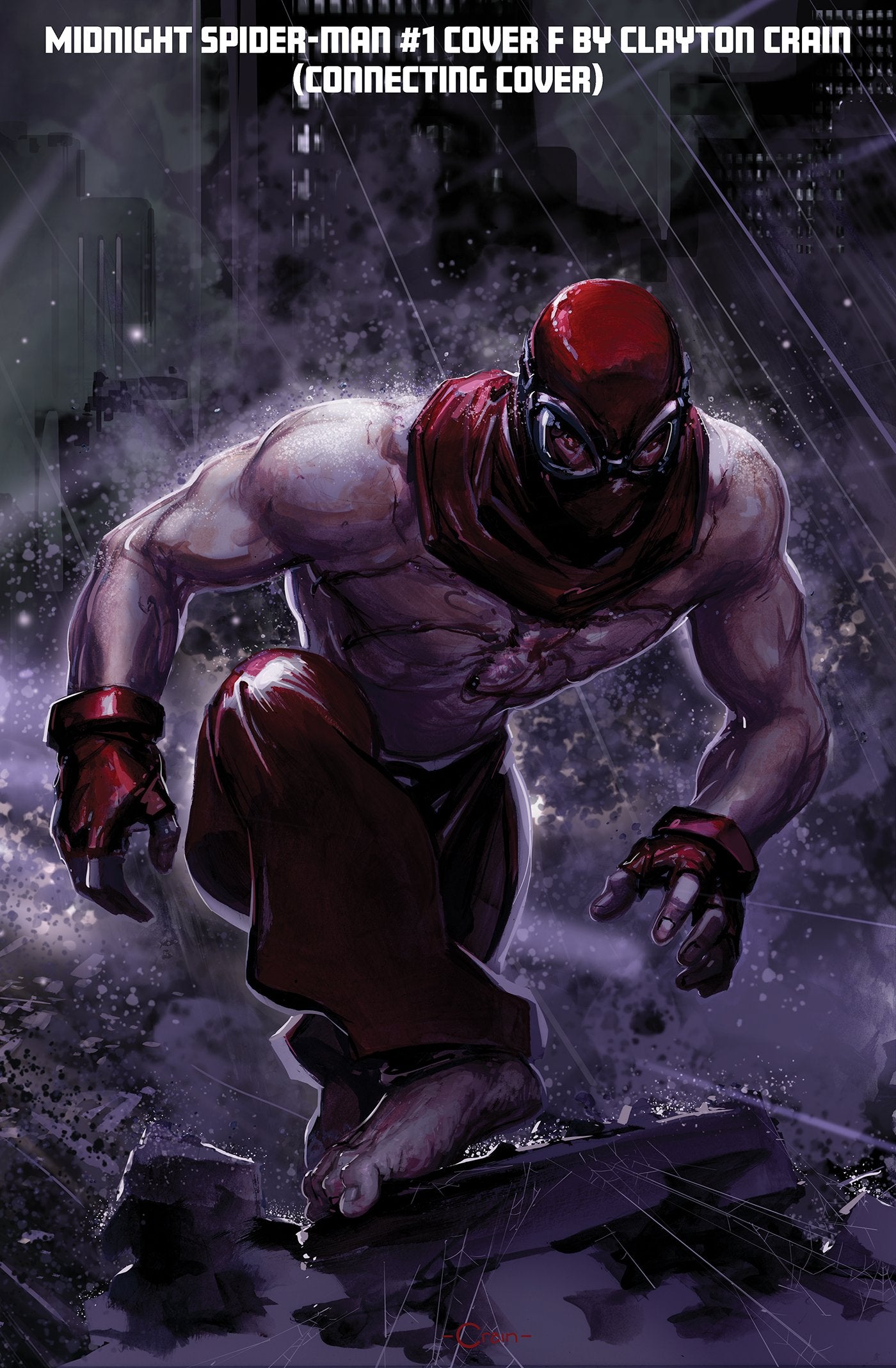 MIDNIGHT SPIDER-MAN #1 CVR F CLAYTON CRAIN 3-PART CONNECTING VAR | MARVEL | Comicbookeroo