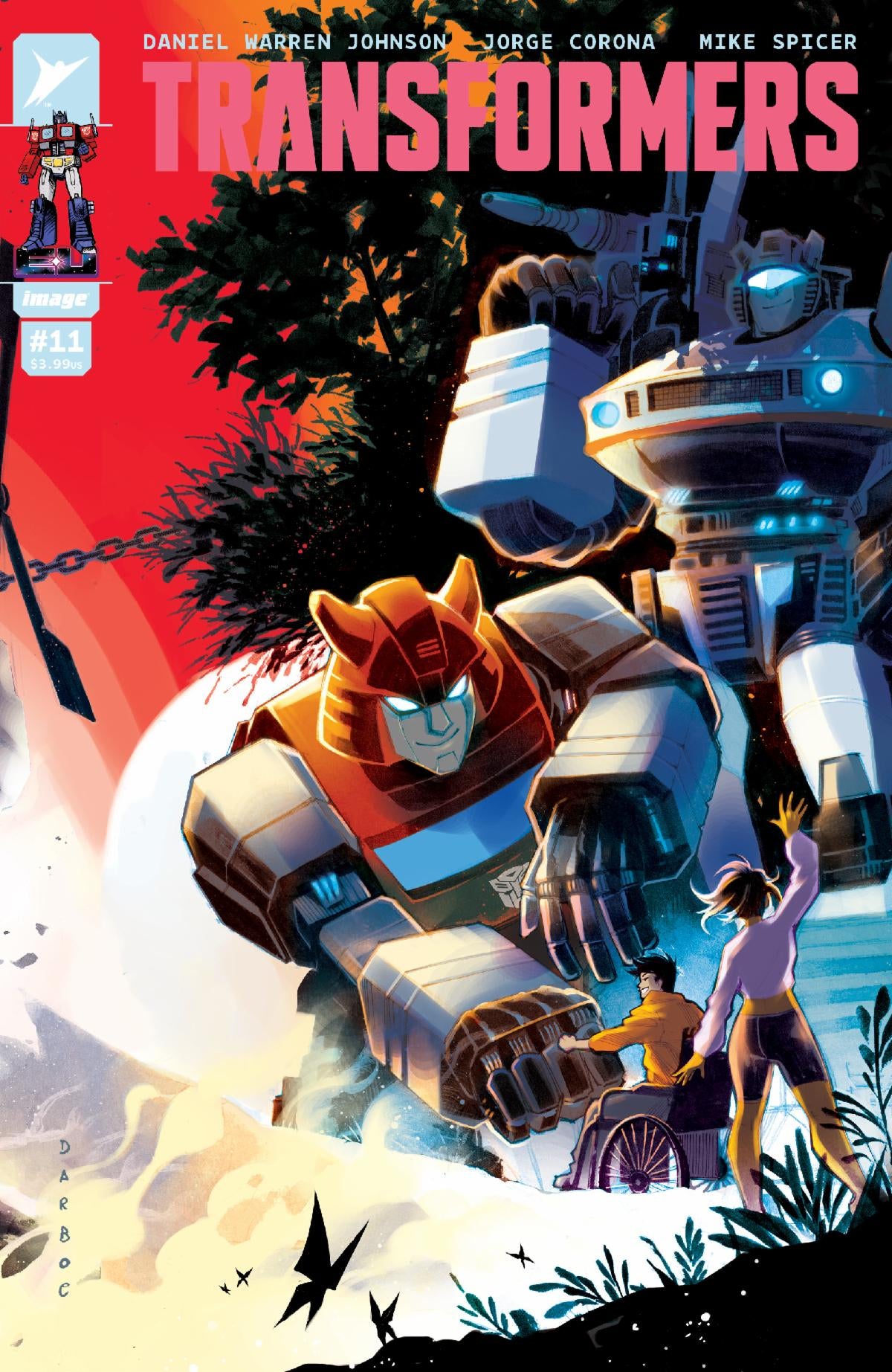 TRANSFORMERS #11 CVR C INC 1:10 KAREN S DARBOE CONNECTING VAR - Comicbookeroo