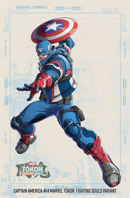 CAPTAIN AMERICA #14 MARVEL TOKON: FIGHTING SOULS VAR [ARM] (05 Aug Release)