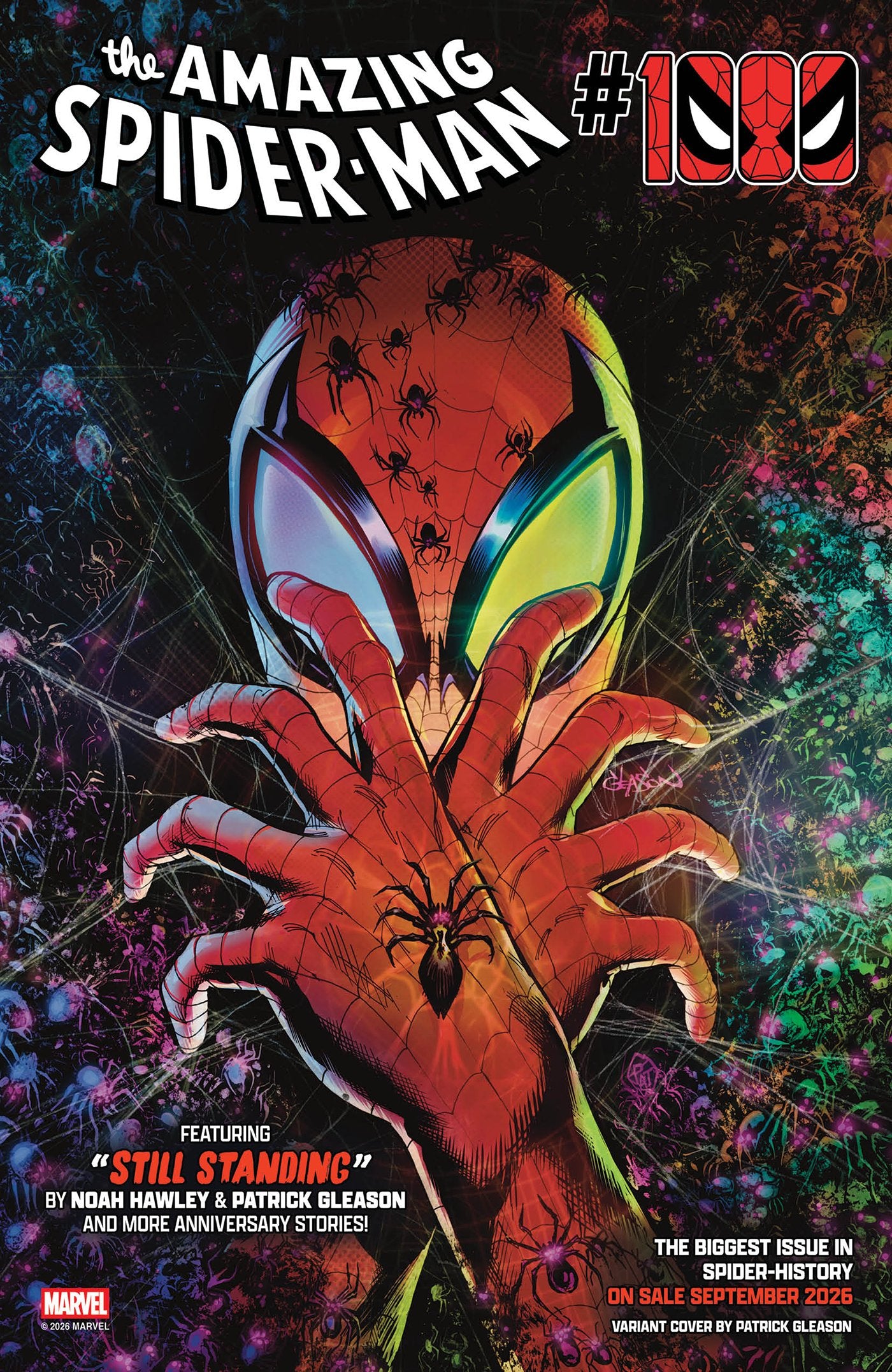 AMAZING SPIDER-MAN #1000 PATRICK GLEASON WEBHEAD VAR | MARVEL | Comicbookeroo