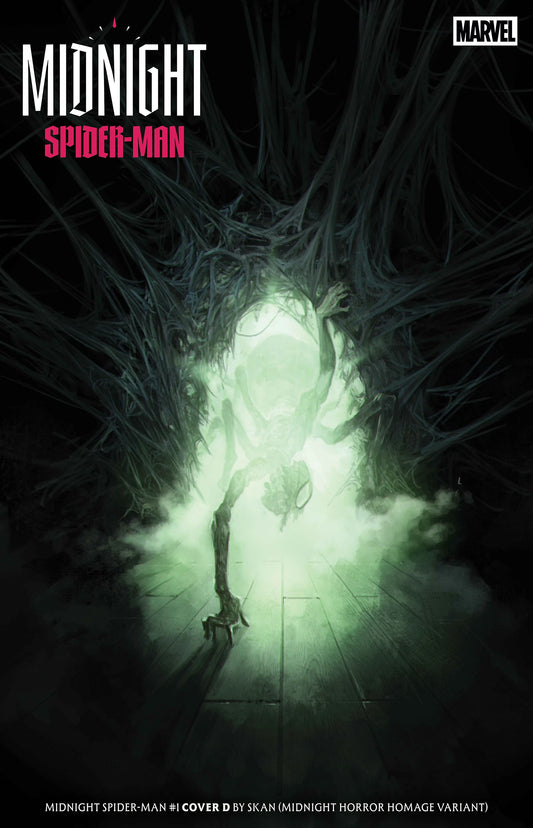 MIDNIGHT SPIDER-MAN #1 CVR D SKAN MIDNIGHT HORROR HOMAGE VAR | MARVEL | Comicbookeroo