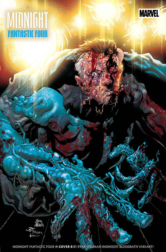 MIDNIGHT FANTASTIC FOUR #1 CVR B RYAN STEGMAN MIDNIGHT BLOODBATH VAR | MARVEL | Comicbookeroo