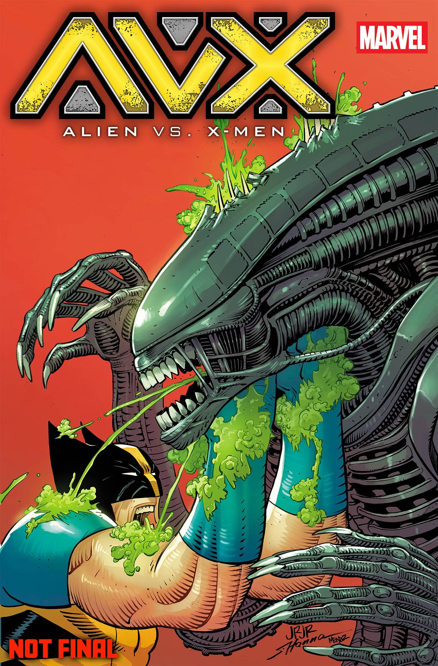 ALIEN VS. X-MEN #1 FOIL JOHN ROMITA JR. VAR | MARVEL | Comicbookeroo