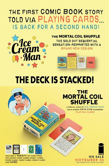 ICE CREAM MAN THE MORTAL COIL SHUFFLE CARD (NEW EDITION) (MR) | IMAGE COMICS | Comicbookeroo