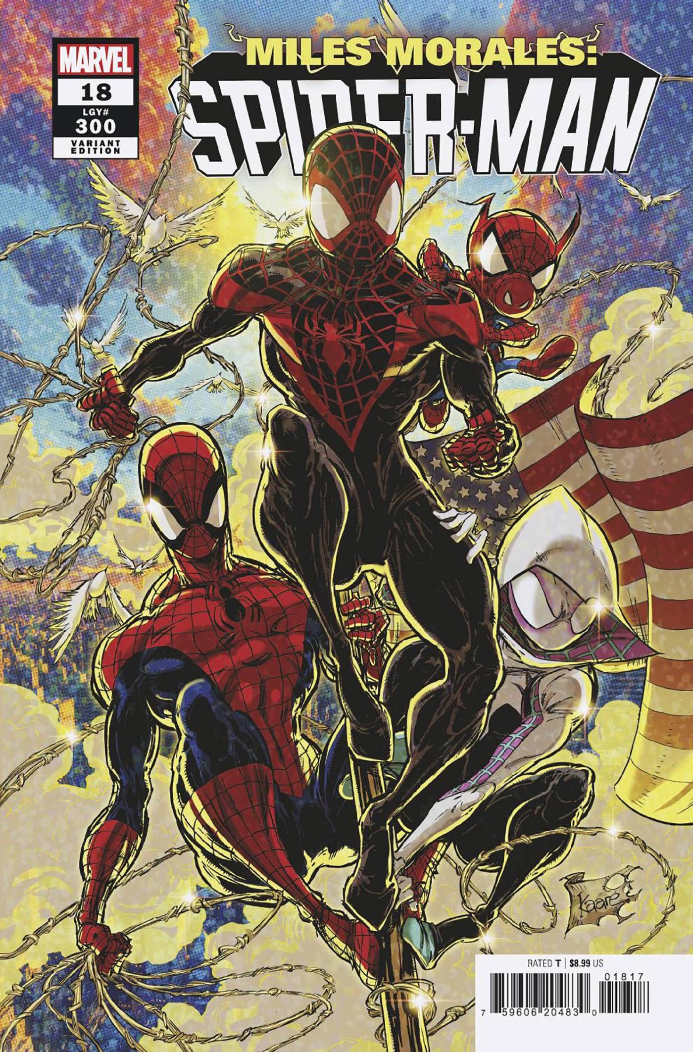 MILES MORALES SPIDER-MAN #18 INCV 1:25 KAARE ANDREWS VAR - Comicbookeroo
