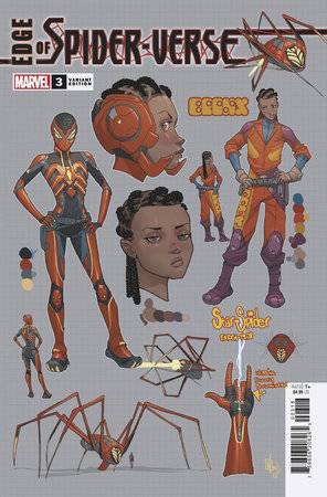 EDGE OF SPIDER-VERSE #3 INCV 1:10 PETE WOODS DESIGN VAR - Comicbookeroo