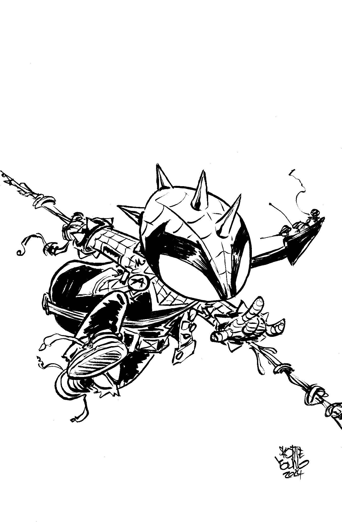 AMAZING SPIDER-MAN (2022) #52 INCV 1:50 BIG MARVEL B&W VIRGIN VAR - Comicbookeroo