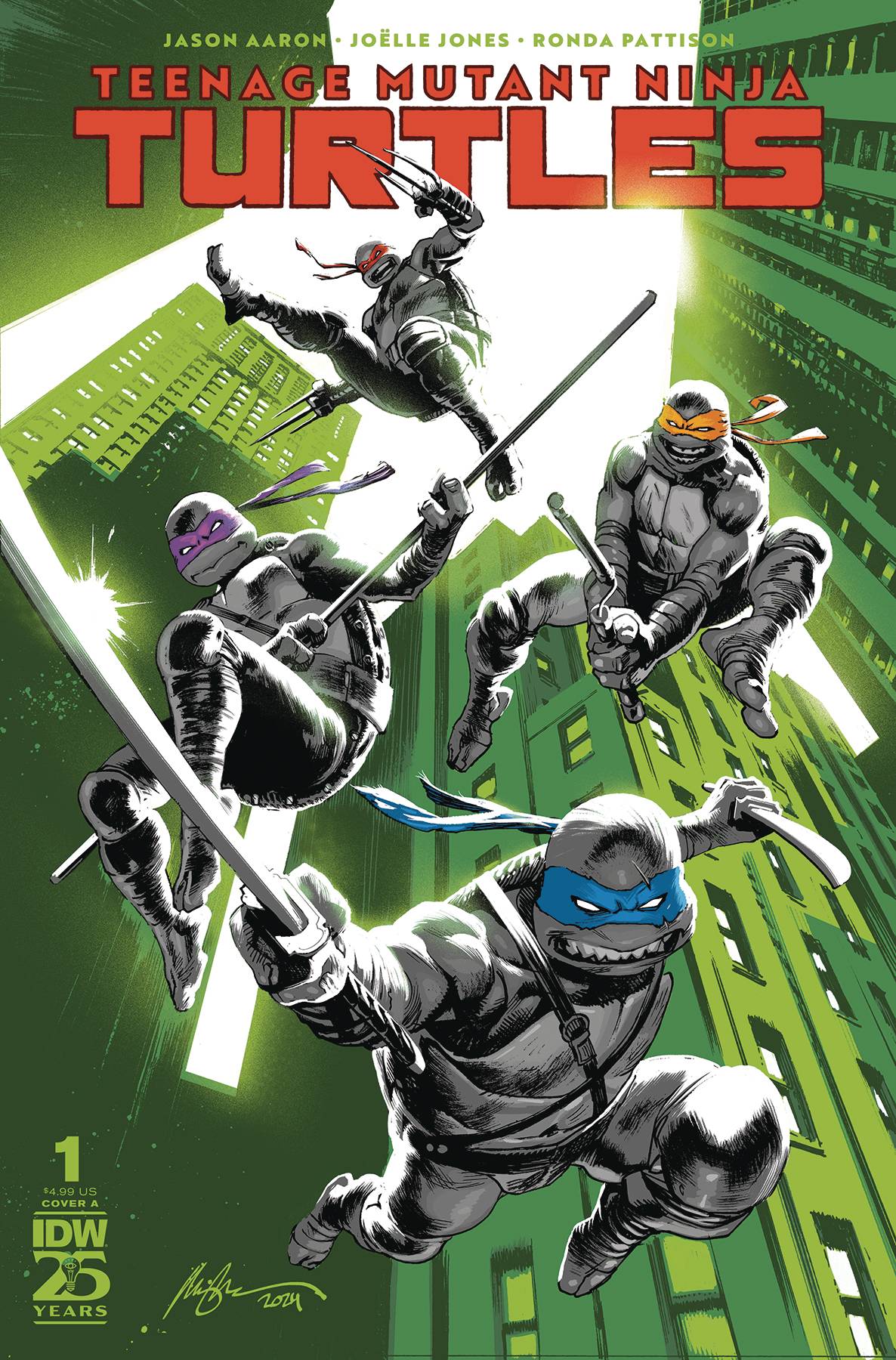 TEENAGE MUTANT NINJA TURTLES 2024 #1 CVR A ALBUQUERQUE - Comicbookeroo
