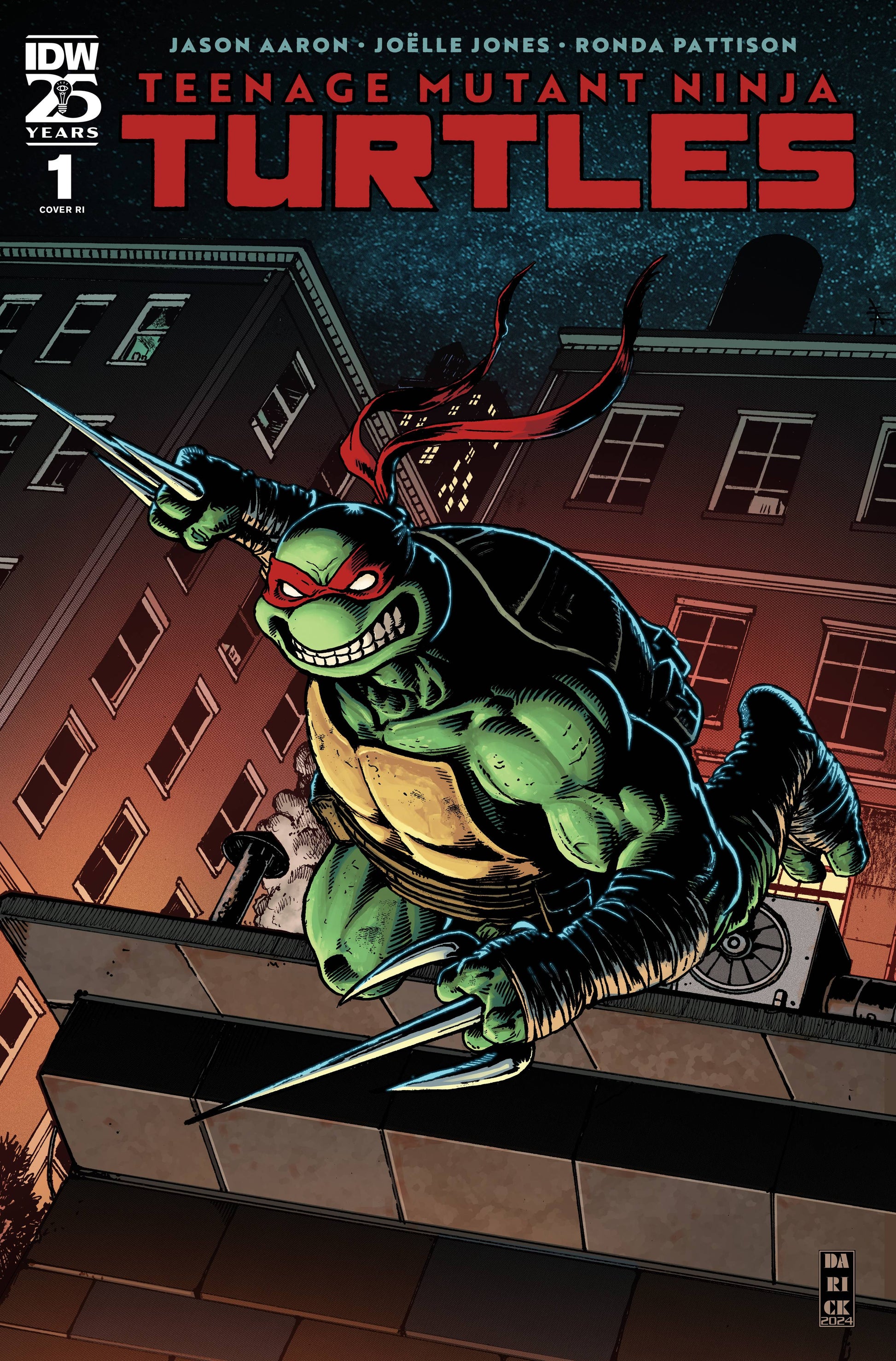 TEENAGE MUTANT NINJA TURTLES 2024 #1 INCV 1:50 EARLS - Comicbookeroo