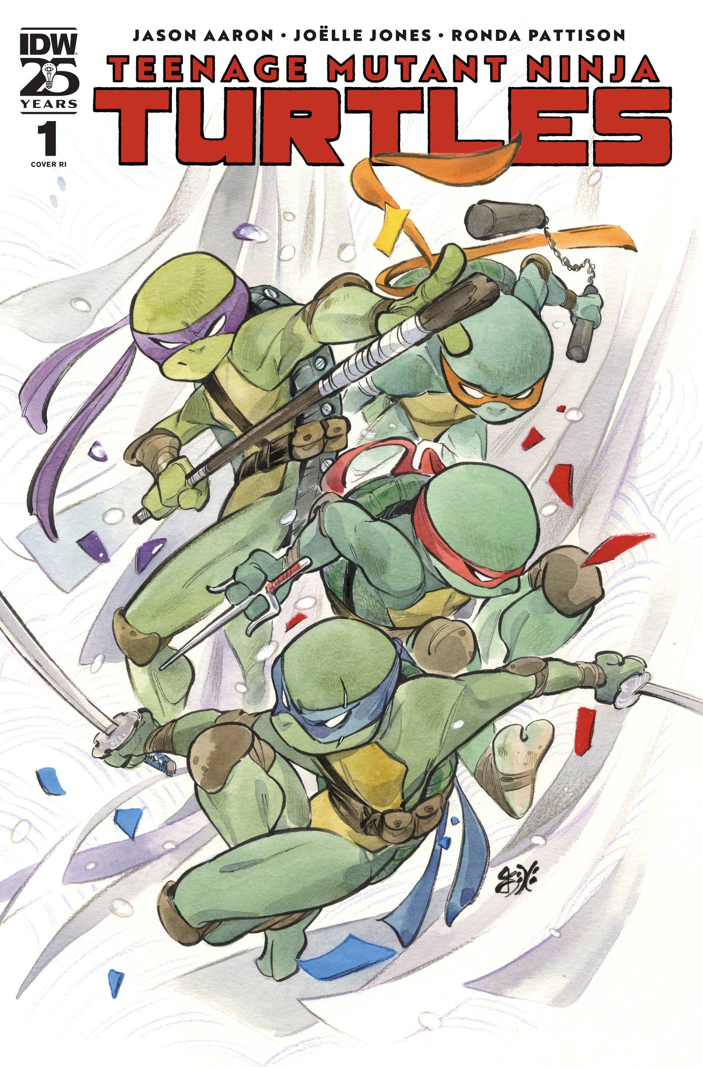 TEENAGE MUTANT NINJA TURTLES 2024 #1 INCV 1:100 PEACH MOMOKO - Comicbookeroo