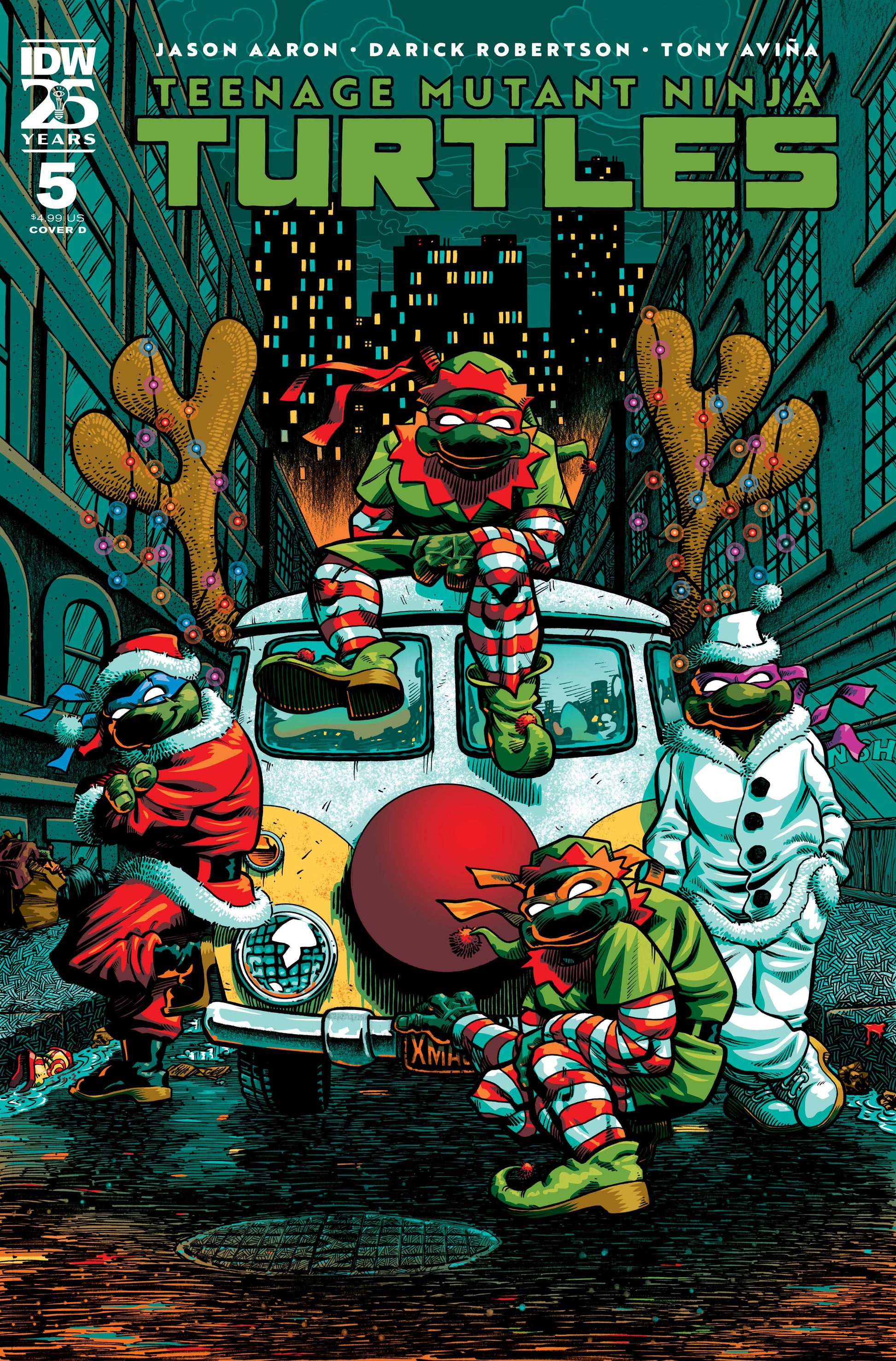TEENAGE MUTANT NINJA TURTLES 2024 #5 CVR D GONZO - Comicbookeroo