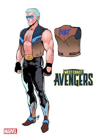 WEST COAST AVENGERS #1 INCV 1:10 DANNY KIM DESIGN VAR - Comicbookeroo
