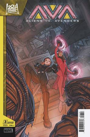ALIENS VS AVENGERS #3 (OF 4) INCV 1:25 PETE WOODS VAR