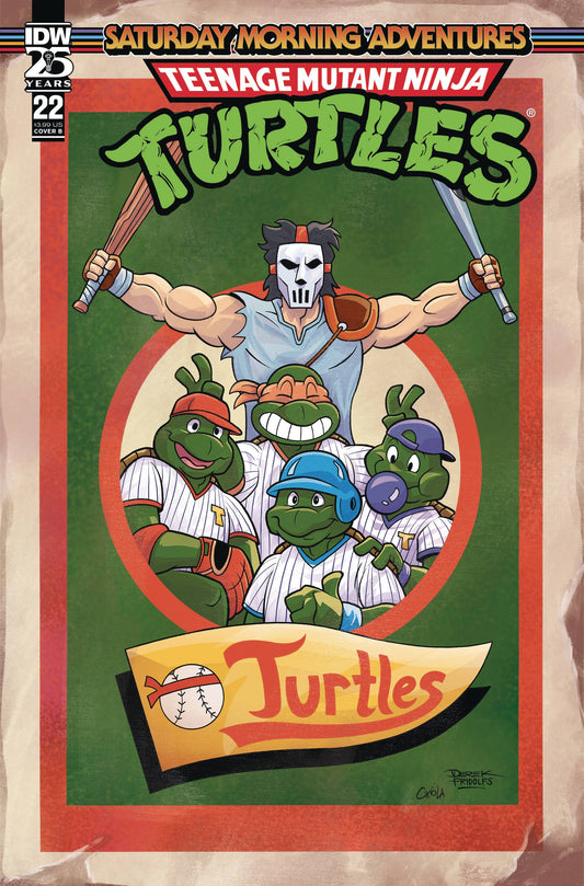 TMNT SATURDAY MORNING ADV #22 CVR B FRIDOLFS (26 Feb Release) - Comicbookeroo